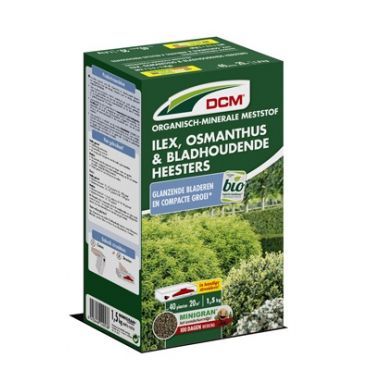 DCM meststof ilex, osmanthus en bladhoudende heesters