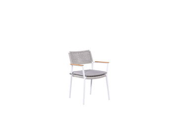 OWN Living dining stoel Moleto wit - afbeelding 1
