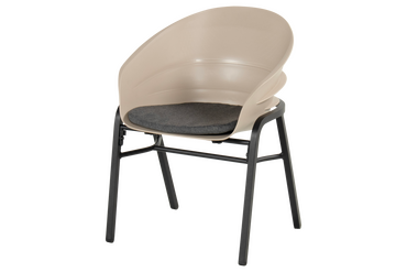 Hartman dining tuinstoel Tubb Taupe - afbeelding 1