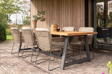 4 Seasons Outdoor dining tuinstoel Aprilla incl. kussens - afbeelding 8