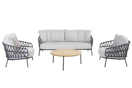 4 Seasons Outdoor loungeset Calpi 4-delig - afbeelding 1