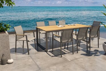 4 Seasons Outdoor stapelbare dining stoel Cortina - afbeelding 3