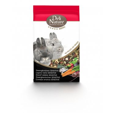 Deli Nature 5-sterren menu dwergkonijn sensitive 2,5kg