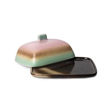 HKliving 70s ceramics: butter dish mercury - afbeelding 2