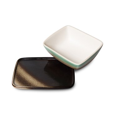 HKliving 70s ceramics: butter dish mercury - afbeelding 3