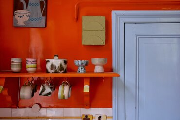 Hkliving 70s ceramics: café cup, chalk - afbeelding 3