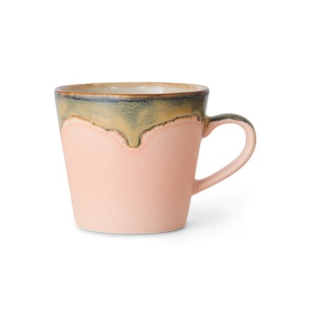HKliving 70s ceramics cappuccino mug blossom - afbeelding 1