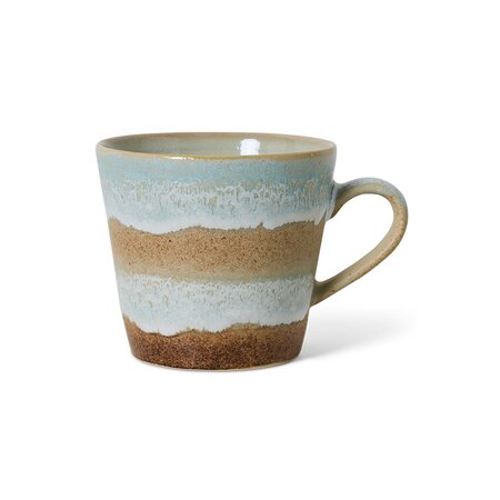 Hkliving 70s ceramics: cappuccino mug, skyline - afbeelding 1