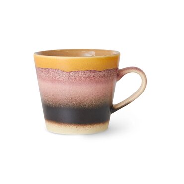 HKliving 70s ceramics cappuccino mug sunset - afbeelding 1