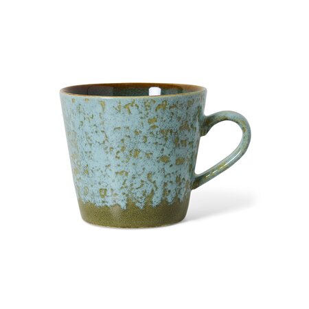 Hkliving 70s ceramics: cappuccino mug, verdigris - afbeelding 1