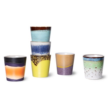 HKliving 70s ceramics: coffee mug gravity - afbeelding 3