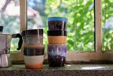 HKliving 70s ceramics: coffee mug Yenti - afbeelding 3