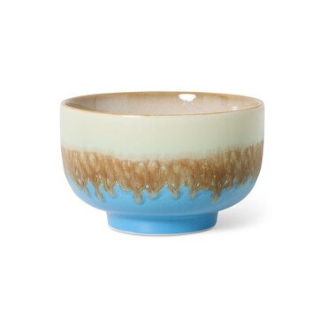 HKliving 70s ceramics noodle bowl azure - afbeelding 1