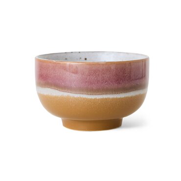 HKliving 70s ceramics noodle bowl prairie - afbeelding 1