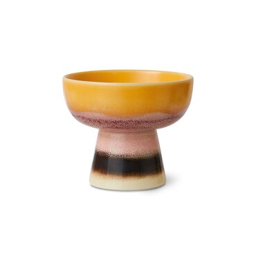 HKliving 70s ceramics tapas bowl on base S sunshade - afbeelding 1