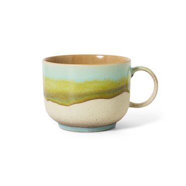 Hkliving 70s ceramics: tea cup, glint - afbeelding 1