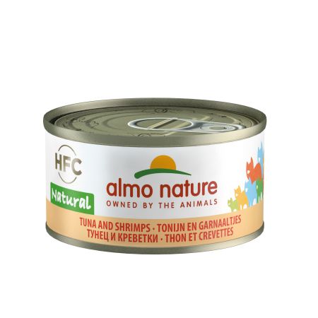 Almo Nature kattenvoer tonijn & garnaal (70 gram)