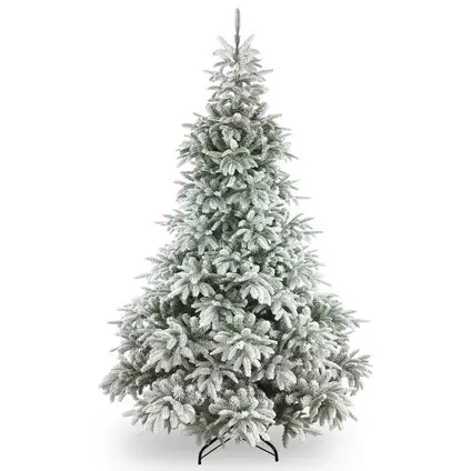 Kunstkerstboom Andorra besneeuwd 183 cm - afbeelding 1