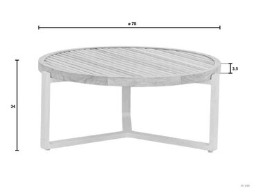 Apple Bee salontafel Monaco Ø78cm - afbeelding 3
