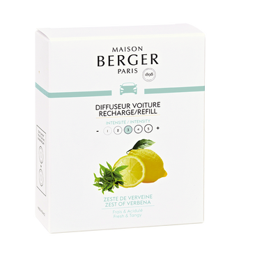 Lampe Berger autoparfum navulling 2 stuks Zeste de Verveine