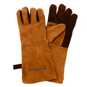 Barbecook set van 2 zachte leren handschoenen - afbeelding 1