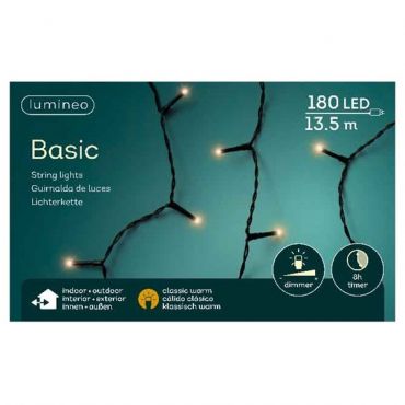 Basic verlichting 180 LED klassiek warm
