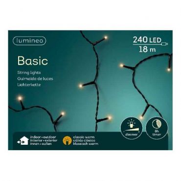Basic verlichting 240 LED klassiek warm - afbeelding 3