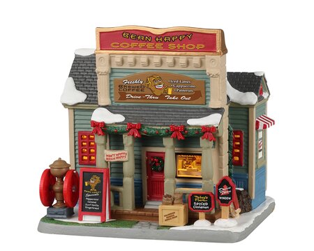 Lemax kersthuisje 'Bean Happy Coffee Shop'