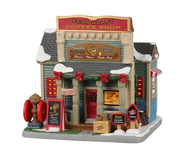 Lemax kersthuisje 'Bean Happy Coffee Shop'