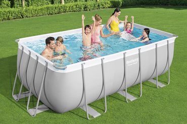 Bestway zwembad power steel set rechthoek - afbeelding 2