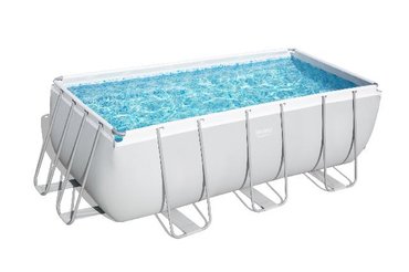 Bestway zwembad power steel set rechthoek - afbeelding 1