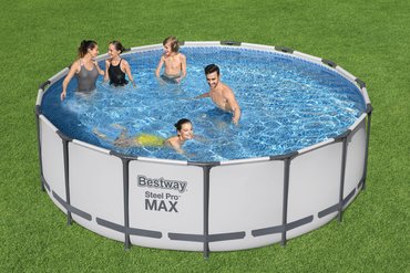 Bestway zwembad steel pro max set rond - afbeelding 3