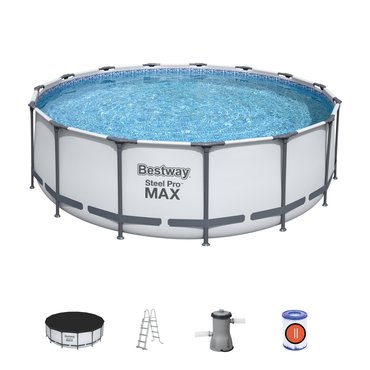 Bestway zwembad steel pro max set rond - afbeelding 2