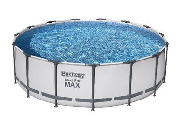 Bestway zwembad steel pro max set rond - afbeelding 1