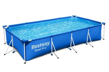 Bestway zwembad steel pro set rechthoek - afbeelding 1
