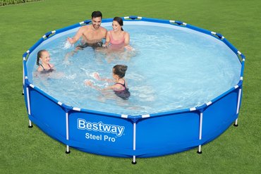 Bestway zwembad steel pro set rond - afbeelding 2