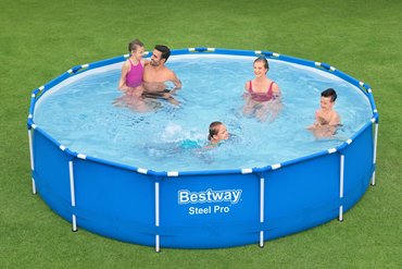 Bestway zwembad steel pro set rond - afbeelding 2