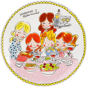 Blond Amsterdam dinerbord Girls - afbeelding 1