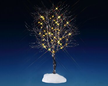 Lemax butternut tree, clear light