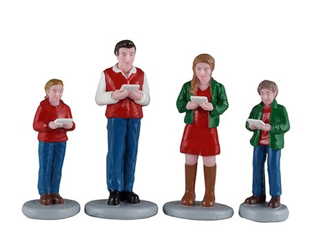 Lemax kerstdorp figuur 'Caroling Family'