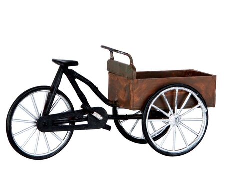 Lemax kerstdorp figuur 'Carry Bike'