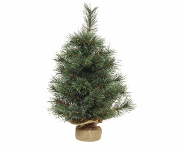 Everlands Cashmere mini kunstkerstboom 45 cm