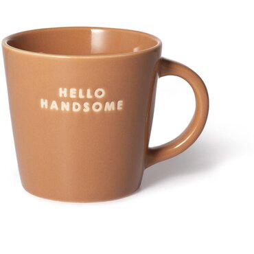 Vondels cappuccinokop Hello Handsome terracotta