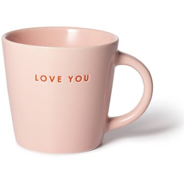 Vondels cappuccinokop Love you roze