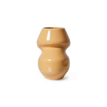 HKliving Ceramic vase organic cappuccino S - afbeelding 2