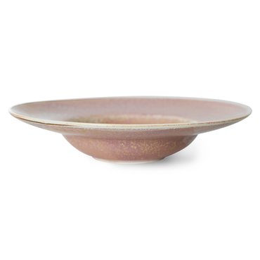 Hkliving Chef ceramics: pasta plate rustic pink - afbeelding 3
