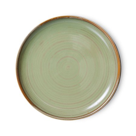 Hkliving Chef ceramics: side plate moss green - afbeelding 1