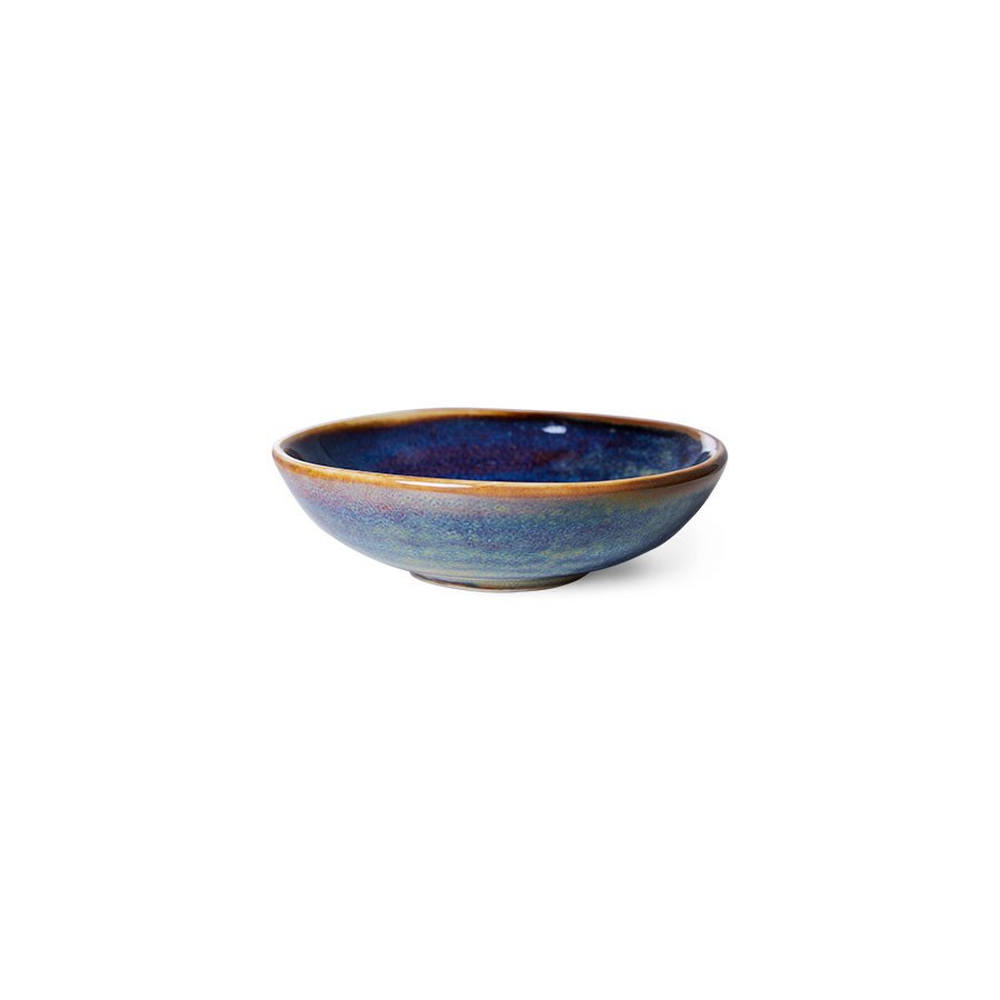 Hkliving Chef ceramics small dish rustic blue Tuincentrum