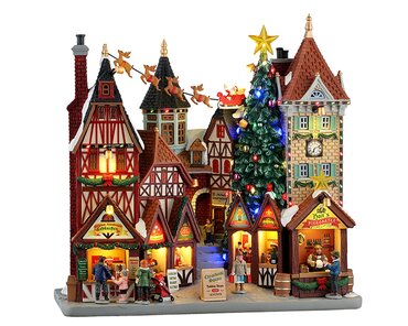 Lemax kersthuisje 'Christkindl Square'