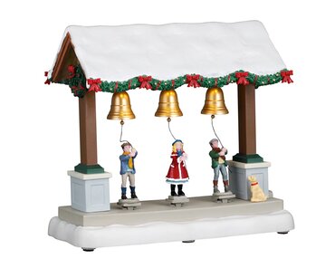 Lemax kerstdorp figuur 'Christmas Bells Are Ringing'